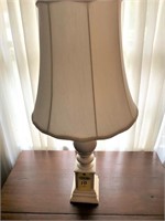 34" Tall White Lamp