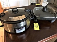 West Bend Electric Fry Pan & Crock Pot