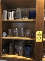 Cabinet of Stemware , Glasses and Cups