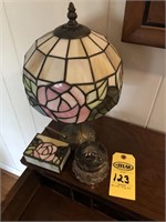 Art Glass Lamp, Box