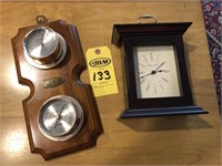 Appalachian Barometer & Thermometer, Battery Clock