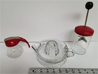 Vintage Syrup, Large Juicer & Chopper