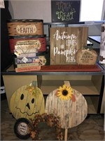 Craft Stack Boxes, Pumkin Plaque, others