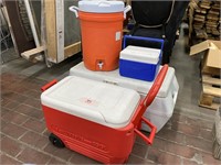 4 ASSORTED COOLERS
