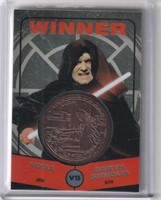 Star Wars Yoda Vs Darth Sidious Medallion Winner