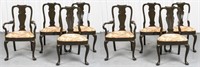 Georgian Style Painted Dining Chairs, 8