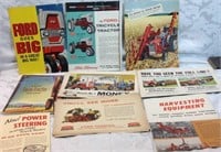 Vintage tractor paper lot