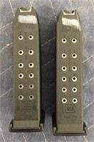 2 GLOCK 9mm MAGS