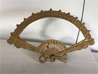 VINTAGE STANDING FANCY METAL FRAME