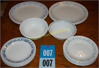 Corelle Ware Mixed Pattern Plates, Bowls, Cups