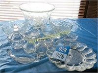 12 Pieces Clear Glass