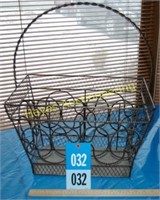 Metal Magazine Basket