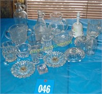 21 Pcs. Assorted Glass