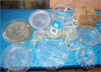 Punch Bowl, Plates, Glassware