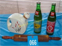 7-Up Bottle, Water Bottle, Rolling Pin