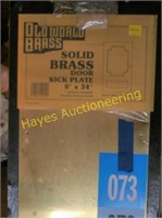 Solid Brass Door Kick Plate