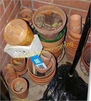 Stack of Clay Pots, Assorted Sizes