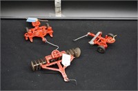 Die Cast Red Tractor Attachments