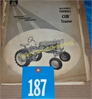 Vintage McCormick Farm Tractor Manual June '67