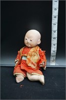 Oriental Themed Porcelain Doll