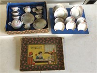 CHILDS TEA SET   - SIDES ON BOX TOP GONE