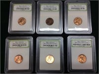 (6) BU LINCOLN PENNY COLLECTION 1970’S 1980