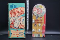 Wheel of Fortune Pin Ball Game
