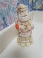 8" HIGH  FENTON- HAND PAINTED FIGURINE  BY CAHALL