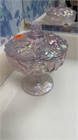 FENTON OPAL COLORED CANDY DISH 6"