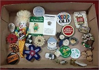 Large assortment of pins