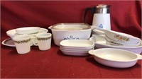 Pyrex and Corning ware dishes