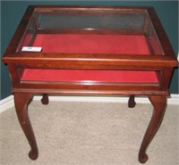 Mahogany Display Table 24 x 23  x 17