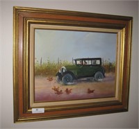 Framed Oil on Canvas by Carl Puitt 24 x 29