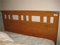Queen Pecan Bed
