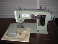 Sears Sewing Machine Model 14 in Wood Cabinet