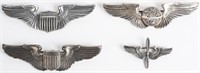 WWII US ARMY AIR CORPS WING LOT IN STERLING WW2