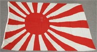 WWII JAPANESE LARGE NAVAL WOOL FLAG WW2
