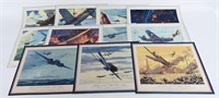 1943 CHARLES HUBBELL WW2 AVIATION LITHOGRAPH PRINT
