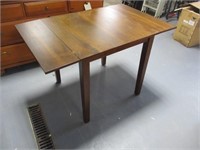 Wood Table with Folding Sides