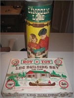 Roy Toy 'Camp' Building Set & Lincoln Logs