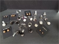 New Steelx Jewelry Lot / Rings &  Earrings