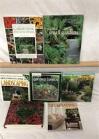 7pc Gardening Books Lot