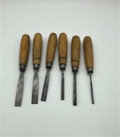 6 Henry Taylor Sheffield Eng. Woodworking Tools