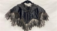 Edwardian Tatted/Glass Beaded Capelet