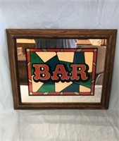 Bar Sign Bar Mirror