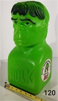 1978 Incredible Hulk Plastic Blow Mold Bank