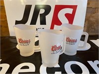 Coors Light frosted glass pitchers