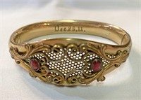 Victorian Hinged Bangle Bracelet Dated December 25