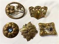 Victorian & Art Nouveau Jewelry Brooches #1