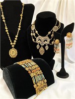 Collection Brass and Beaded Jewelry